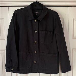 Quince Women’s Organic Cotton Chore Jacket with Button Detail